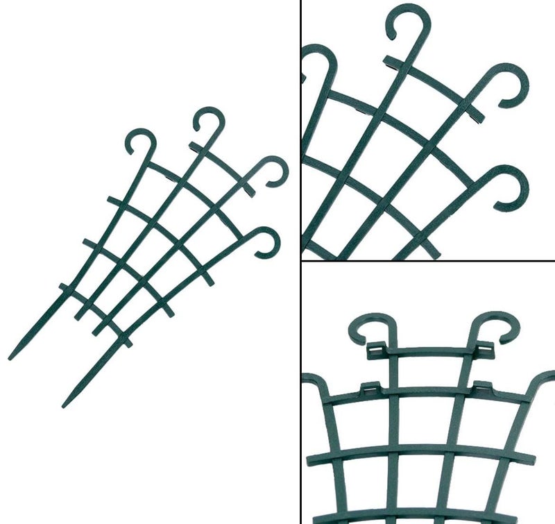 UWIOFF Trellis for Potted Plants, Stackable Small Indoor Plant Trellis for Climbing Plants Outdoor for Vine Ivy Hoya Houseplants Flower Plant Support, 4 Pack - Image 5